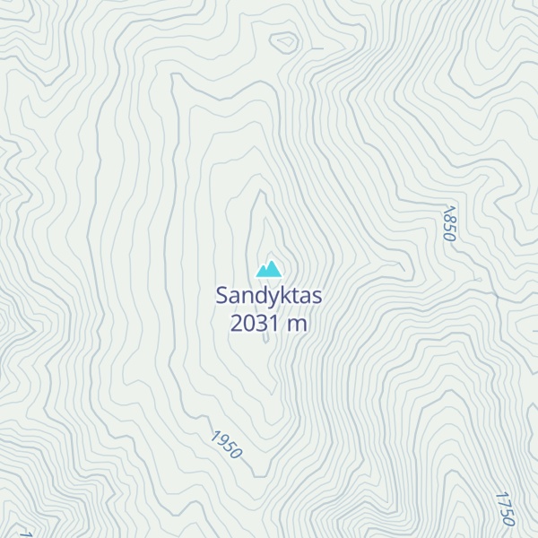Map of Sandyktas