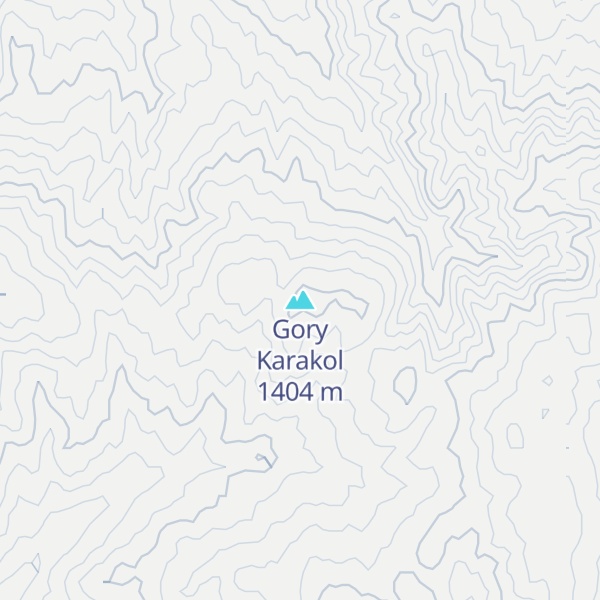 Map of Gory Karakol