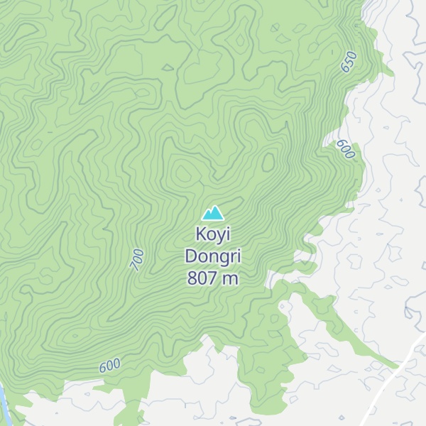 Map of Koyi Dongri