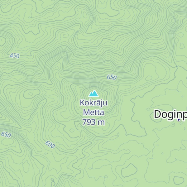 Map of Kokrāju Metta
