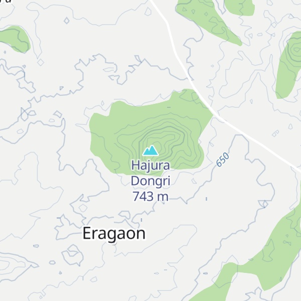 Map of Hajura Dongri