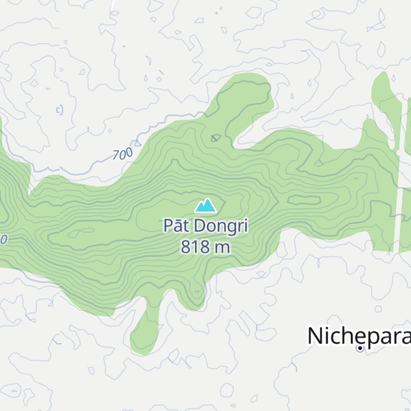 Map of Pāt Dongri