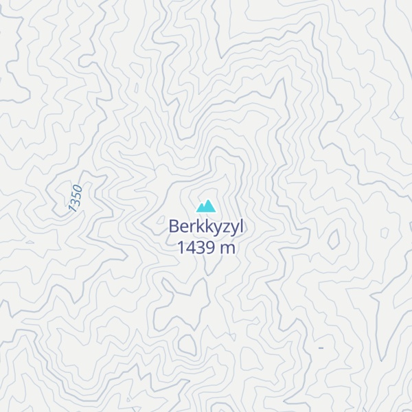 Map of Berkkyzyl