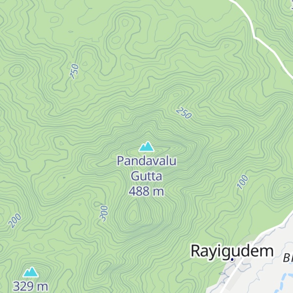 Map of Pandavalu Gutta