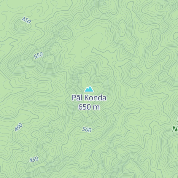 Map of Pāl Konda