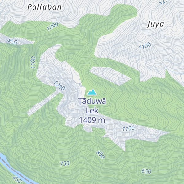 Map of Ṭā̃duwā Lek