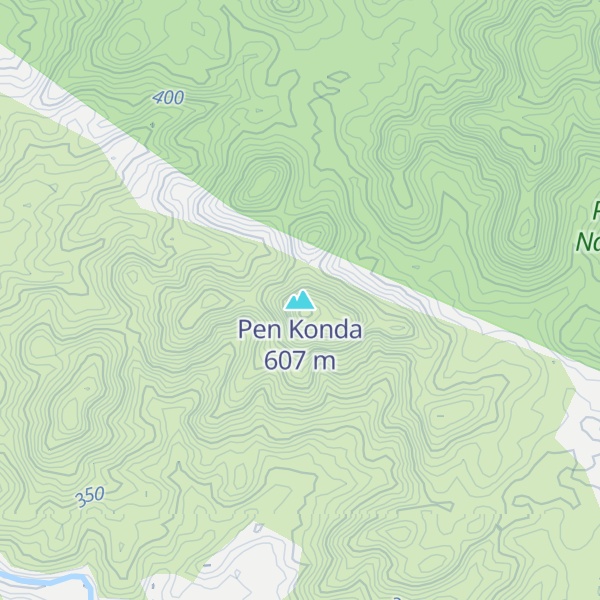 Map of Pen Konda