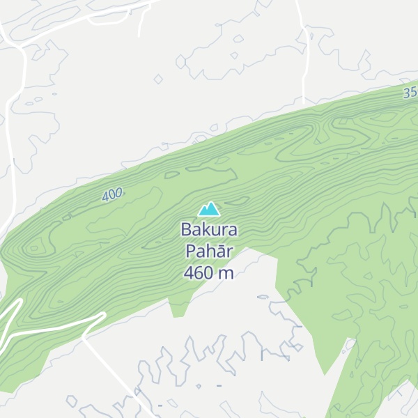 Map of Bakura Pahār