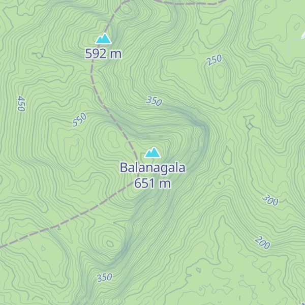 Map of Balanagala