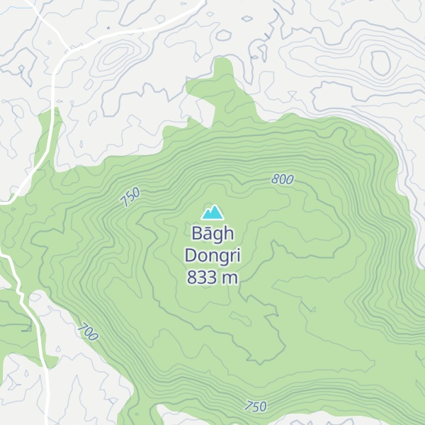 Map of Bāgh Dongri