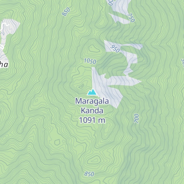 Map of Maragala Kanda