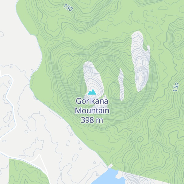 Map of Gorikana Mountain