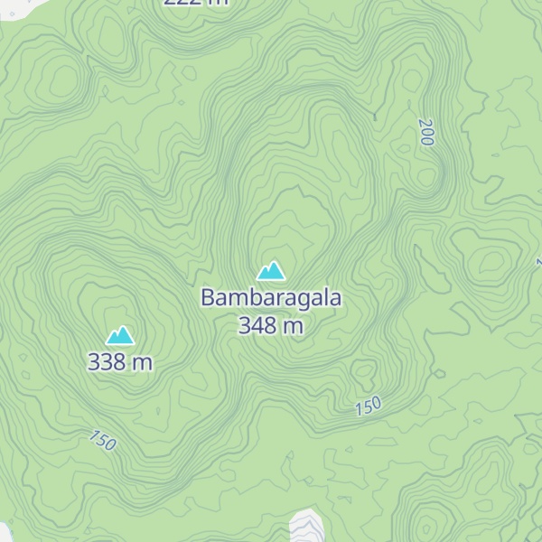 Map of Bambaragala