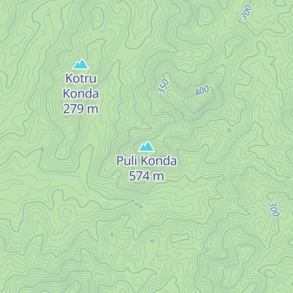 Map of Puli Konda