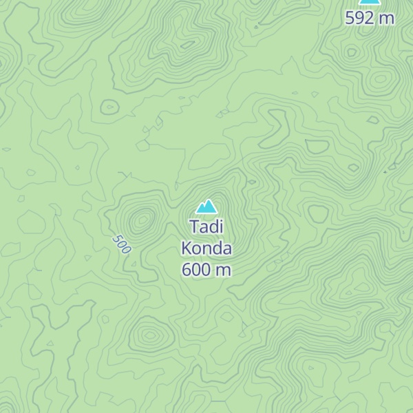 Map of Tadi Konda