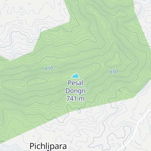 Map of Pesal Dongri
