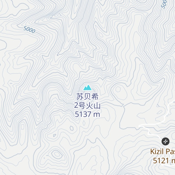 Map of 苏贝希2号火山