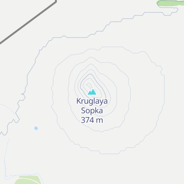 Map of Kruglaya Sopka