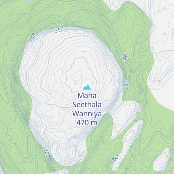 Map of Maha Seethala Wanniya