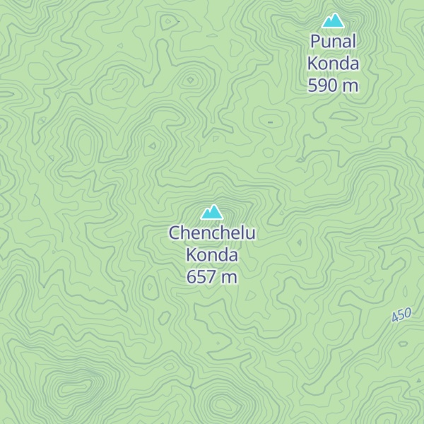 Map of Chenchelu Konda