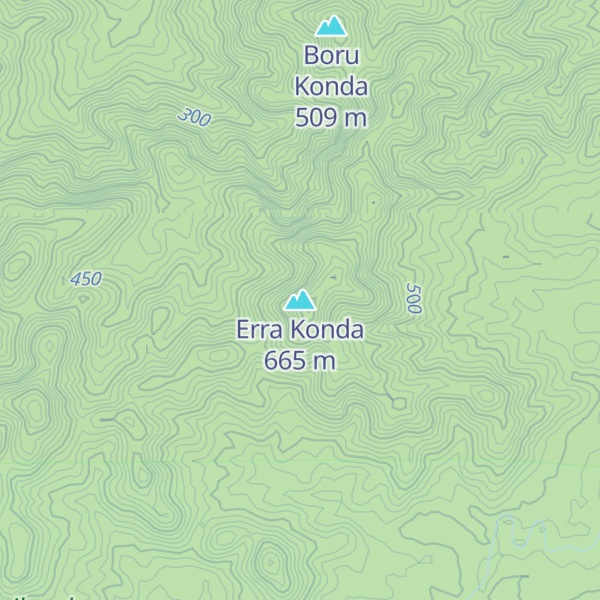 Map of Erra Konda