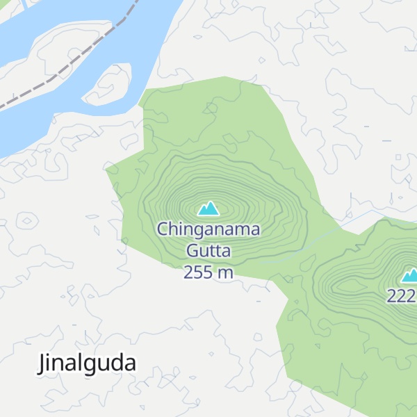 Map of Chinganama Gutta