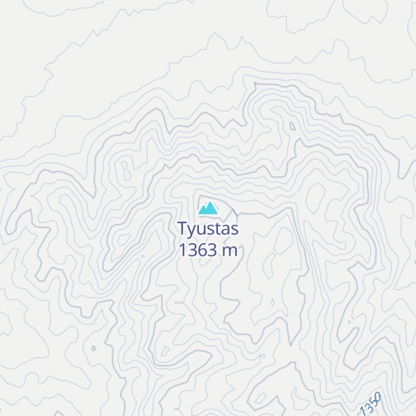 Map of Tyustas