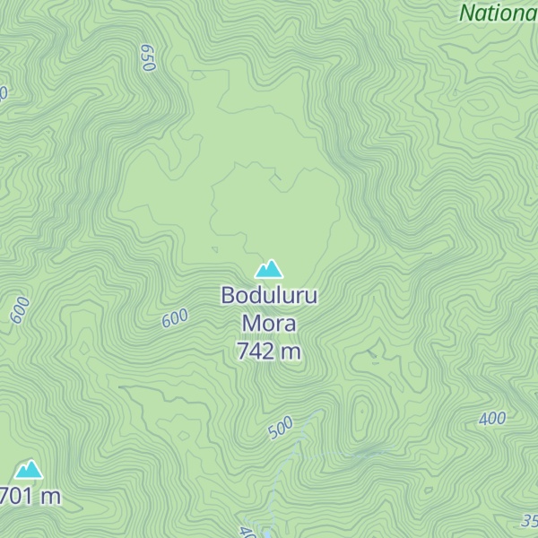 Map of Boduluru Mora