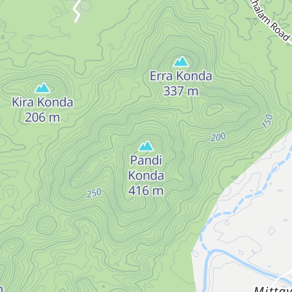 Map of Pandi Konda