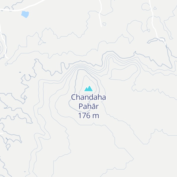 Map of Chandaha Pahār
