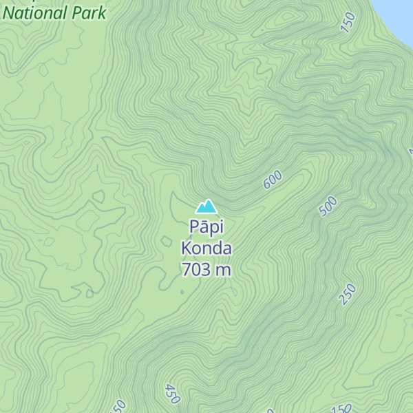 Map of Pāpi Konda