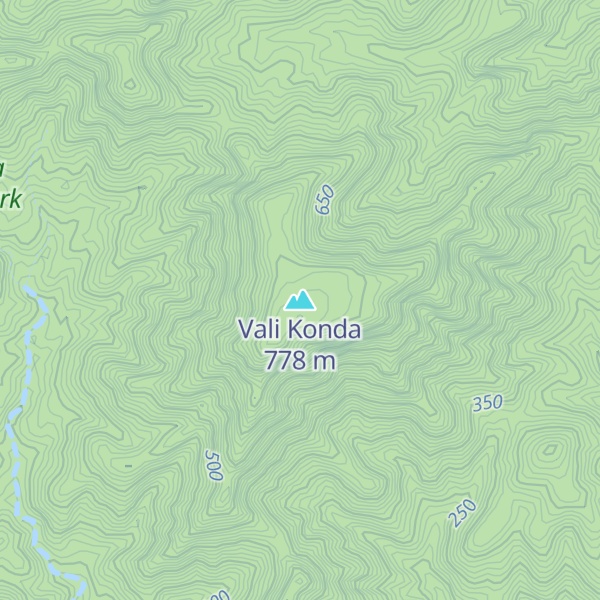 Map of Vali Konda