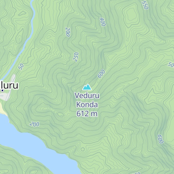 Map of Veduru Konda