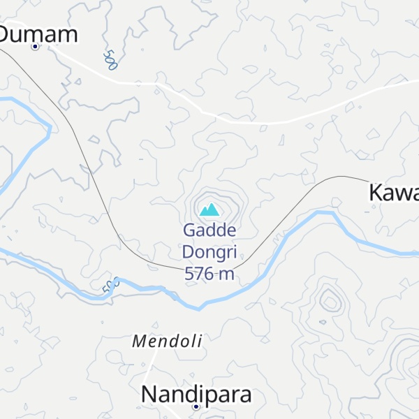 Map of Gadde Dongri