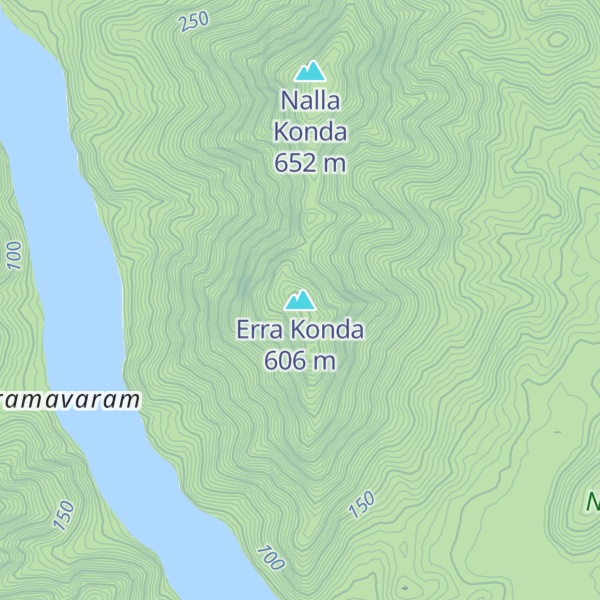 Map of Erra Konda