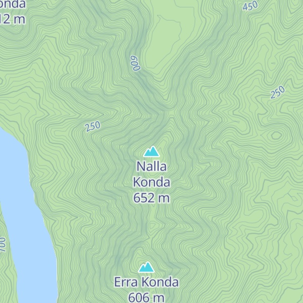 Map of Nalla Konda