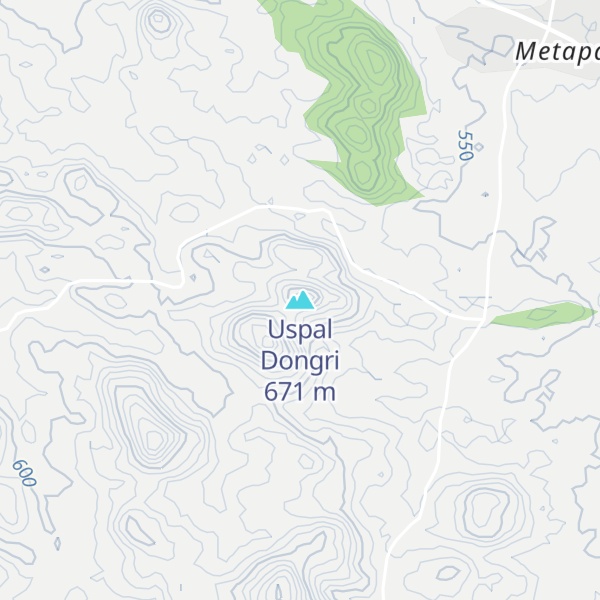 Map of Uspal Dongri