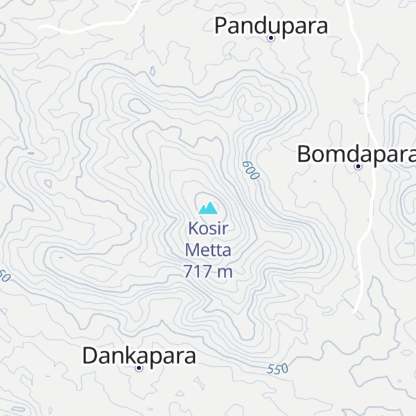 Map of Kosir Metta