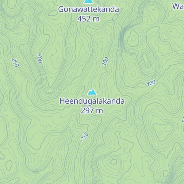 Map of Heendugalakanda