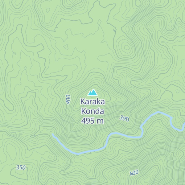 Map of Karaka Konda