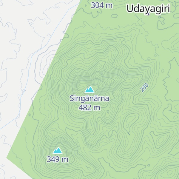 Map of Singānāma