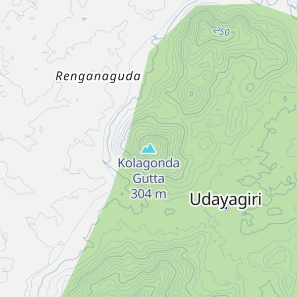 Map of Kolagonda Gutta
