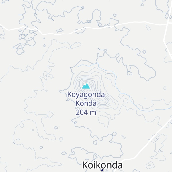 Map of Koyagonda Konda