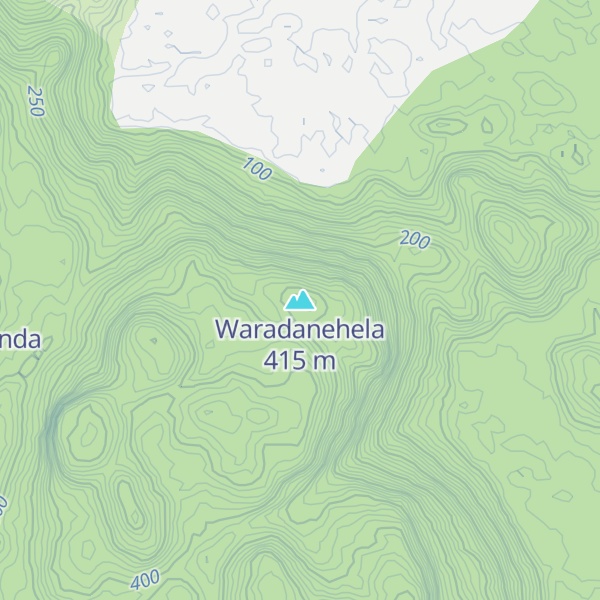 Map of Waradanehela