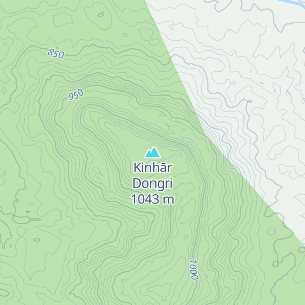 Map of Kinhār Dongri