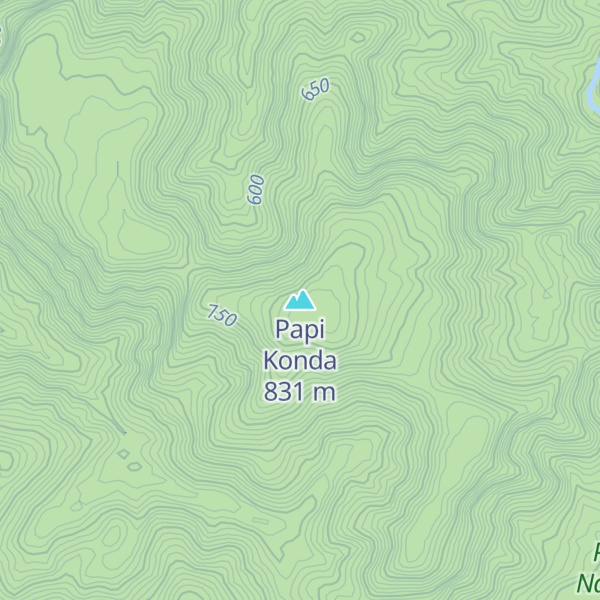 Map of Papi Konda