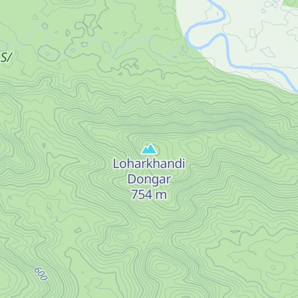 Map of Loharkhandi Dongar