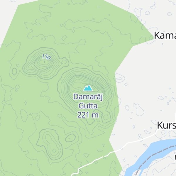 Map of Damarāj Gutta
