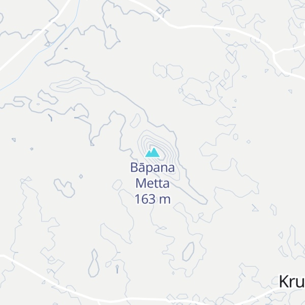 Map of Bāpana Metta
