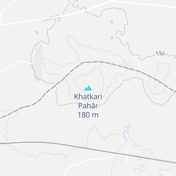 Map of Khatkari Pahār